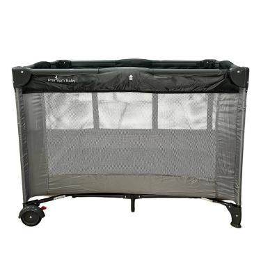 Imagem de Berço Cercado Infinity Premium Baby Gray/Cinza Desmontável