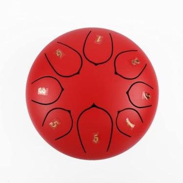 Imagem de Tambor de chuva, tambor de chuva para o exterior quando chove, tambor de chakra, tambor de chakra para chuva ao ar livre, 15 cm 8 notas, tambor de chuva musical à prova d'água, aproveite a sinfonia de