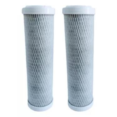 Imagem de Refil Filtro Carvão Ativado Carbon Block 9 3/4 Kit 2 - LULLOBLOCK