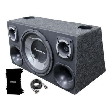 Imagem de Caixa Som Trio 12 Subwoofer Pioneer + Módulo Falcon 300 - OESTESOM