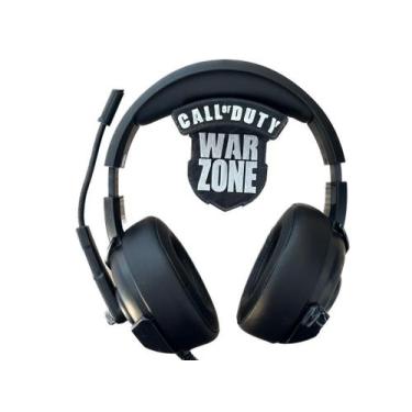 Imagem de Suporte De Parede Headset call of duty warzone Com Fita Dupla Face Pre