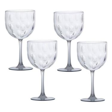 Imagem de Kit 4 Taças Gin 570ml Acqua 20x10Cm Transparente - Paramount