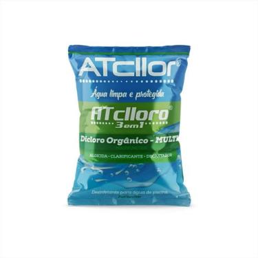 Imagem de Atcllor Limper Cloro 1kg Multi Ação 3 Em 1 Para Piscinas - Atcollor