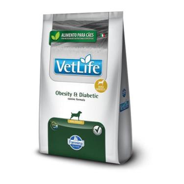 Imagem de Ração Seca Vet Life Natural Canine Mini Obesity Diabetic para Cães Adu