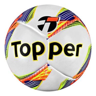 Imagem de Bola Futsal Topper Dominator Pro Futebol Profissional Com NF, Branco, 