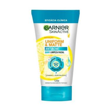 Imagem de Garnier SkinActive Matte Limpeza Facial 3 em 1 Antiacne 120g