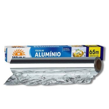 Imagem de Rolo De Folha De Aluminio (45X65 M.) C/ 9 Un. (Mello)