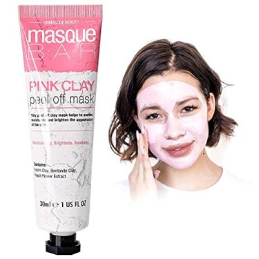 Imagem de masque Bar Máscara facial de argila rosa com toranja (70 ml/tubo) — tratamento coreano de beleza para cuidados com a pele — refina os poros para evitar acne, manchas, pele oleosa, cravos — hidrata e suaviza