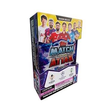 Imagem de Attax - Cartas de Futebol 2021-22 Liga dos Campeões - Mega Tin Lightning - 66 Cartas Colecionáveis