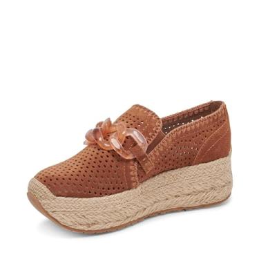 Imagem de Dolce Vita Tênis feminino Jhenee Espadrille Perf, Camurça perfurada noz-pecã, 40