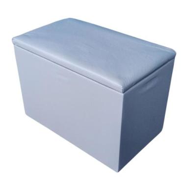 Imagem de Puff Bau Organizador Porta Objetos material sintético - lsnmix, Cinza