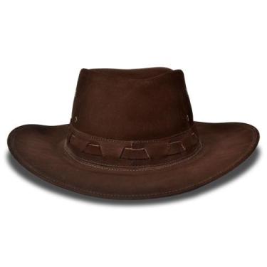 Imagem de Chapéu Country Fazendeiro De Couro Australiano Masculino Feminino - on