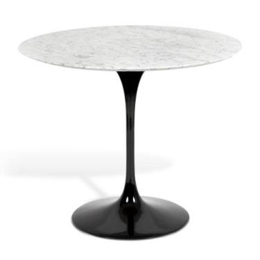 Imagem de Mesa De Jantar Saarinen Redonda 124 cm Mármore Carrara BP - Eero Saari