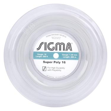 Imagem de Corda Sigma Super Poly 16L 1.30mm Branca - Rolo com 200 metros 