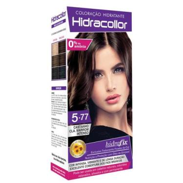 Imagem de Tinta de Cabelo Hidracollor 5.77 Castanho Claro / Marrom Intenso 100ml