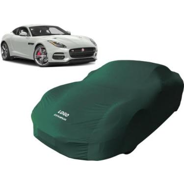Imagem de Capa Automotiva Jaguar F-type Tecido Helanca Cor Preta - Mz, Verde