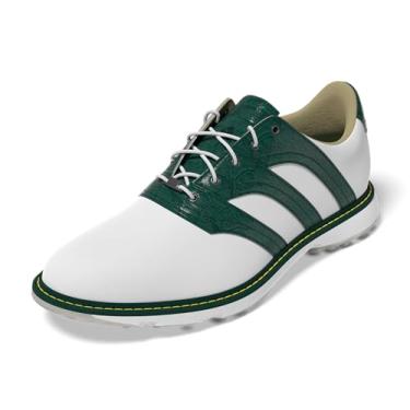 Imagem de adidas Tênis de golfe masculino MC Z-Traxion Spikeless, Calçado branco/verde universitário/amarelo, 46