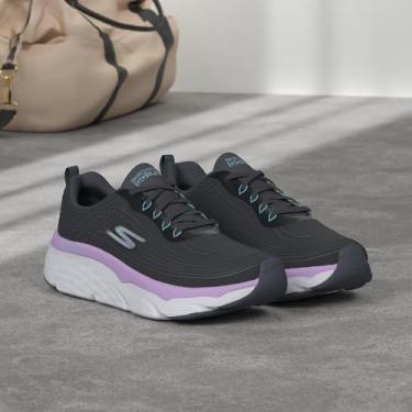 Imagem de Skechers Max Cushion Elite feminino, Azul-marinho/lavanda, 5 Wide