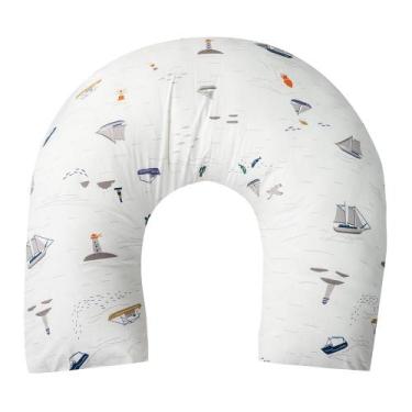 Imagem de Almofada de Amamentação Baby Percal 200 Fios Algodão - Pequeno Navegan