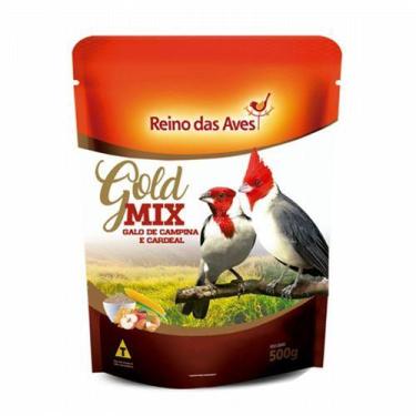 Imagem de Reino das Aves Gold Mix Galo de Campina/Cardeal 500g 