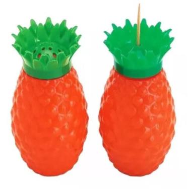 Imagem de Kit Saleiro + Paliteiro Em Forma De Abacaxi A Grande Família - Injetem