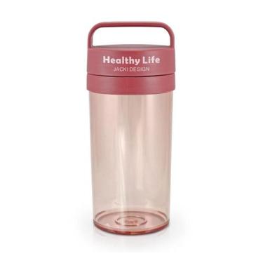 Imagem de Garrafa Squeeze Copo com Tampa e Peneira Filtro Infusor Água Saborizad