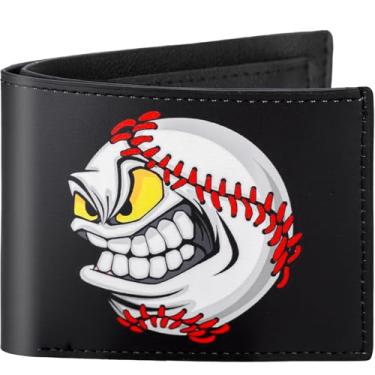 Imagem de Fonwill Carteira para meninos adolescentes, carteira infantil legal para meninos de 5 a 7 anos, 8 a 10, 9 a 12 anos, 12 a 14. Carteiras engraçadas de couro com bloqueio de RFID com bolso para moedas