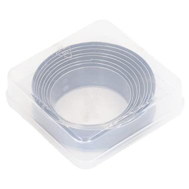 Imagem de Conjunto de matrizes de perfuração de couro QANYEGN, 8 peças, cortador oco, kit de ferramentas de perfuração, formato redondo, corte de papelão, perfurador de furo oco para