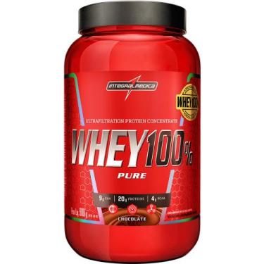 Imagem de Whey 100% Concentrado Integralmedica - 900g, Chocolate