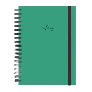 Imagem de Caderno Colegial Plus Solid Colors Verde 12 Matérias