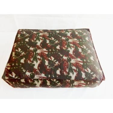 Imagem de Colchão Pet Dupla face Puff em Brim Camuflado e Lona 600