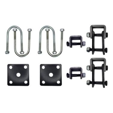 Imagem de Kit de Fixação com Jumelos para Feixe de Mola – Reforçado, Completo para Carretinha e Reboque