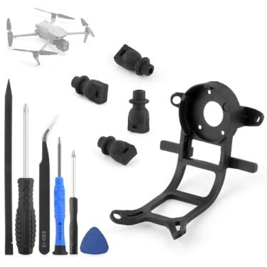Imagem de Substituição para DJI Air 3 Gimbal Camera Amortecedor Suporte Inferior com Esfera Amortecedora para DJI Air 3 Amortecedor Borracha Gimbal Montagens Acessórios Peças