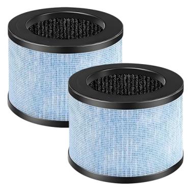 Imagem de Filtro MK-01 MK-06 TZ-K1 compatível com ToLife TZ-K1, para FreAire KN6391RGB, MK-01 e MK-06, filtro HEPA verdadeiro 4 em 1 atualizado para substituição de filtro de ar MK-01, pacote com 2