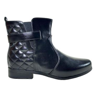 Imagem de Bota Feminino Mooncity Matelasse Cano Médio