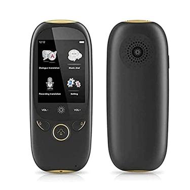 Imagem de TLTDSMY Dispositivo portátil de tradutor de idiomas, tradutor de voz instantâneo bidirecional, suporta 75 idiomas com tradução de câmera para viajar para o exterior, aprender, fazer compras, negócios