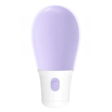 Imagem de Massageador Wand Recarregável Com 7 Modos De Vibração Discreto para Relaxamento e Prazer [ROXO]