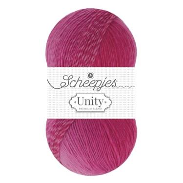Imagem de Scheepjes Unity Fio de 100 g – 979 Debbie, Mistura de Merino Superwash para Tricô e Crochê
