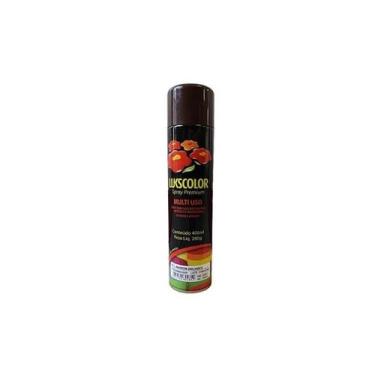 Imagem de Spray Lukscolor Multiuso Marrom Brilhante 400ml