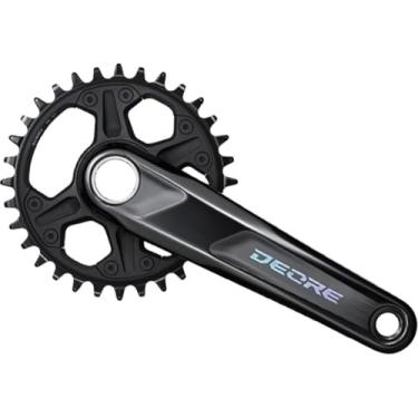 Imagem de Shimano, FC-M6100-1, Pedivela, Velocidade: 12, BCD: Montagem direta, 32, Hollowtech II, 175 mm, preto, MTB, conjunto