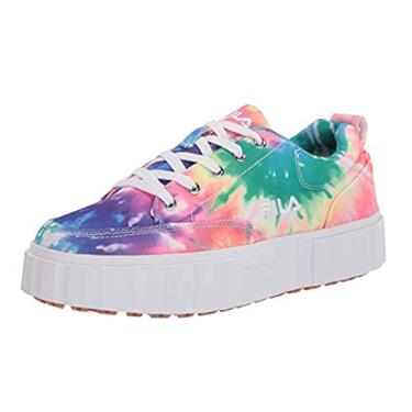 Imagem de Fila Tênis feminino Sandblast Low, Multi/branco/branco, 35
