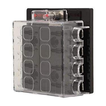 Imagem de Bloco de Fusível, Bloco de Fusível Lâmina ATC ATO Caixa à Prova d'água 12-36VDC para Trailes Carro Automático Barino Veículos Marinhos, Suportes Fusíveis (8 Way)