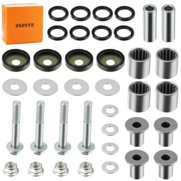 Imagem de Kit de vedação de bucha frontal superior e inferior com parafusos para Suzuki LT-Z400 Quadsport Z 400 para Kawasaki KFX400 para Arctic Cat 400 DVX 2003-2014 52454-43B00 09263-17034 09285-17001