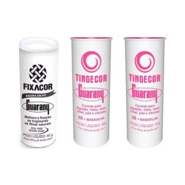 Imagem de Kit FixaCor + 2 Corante de Roupas Maravilha Guarany