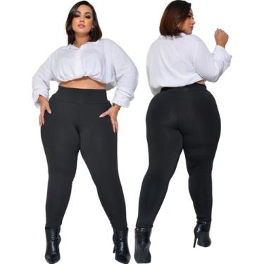 Imagem de Calça Montaria Lycra Power Flanelada Modeladora Plus Size Inverno - wi