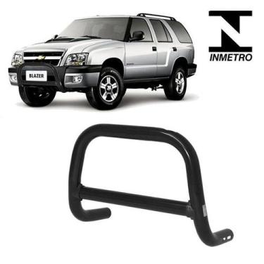 Imagem de Parachoque Quebra Mato Blazer 1996 1997 1998 Preto C Barra - CCF