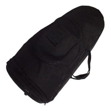 Imagem de Capa Bag Luxo Acolchoada P/ Bombardino Nylon 600 Resistente  Carbon