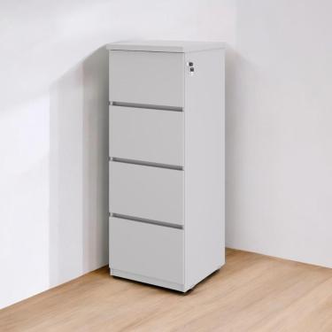 Imagem de Gaveteiro Arquivo 04 Gavetas Línea Cinza