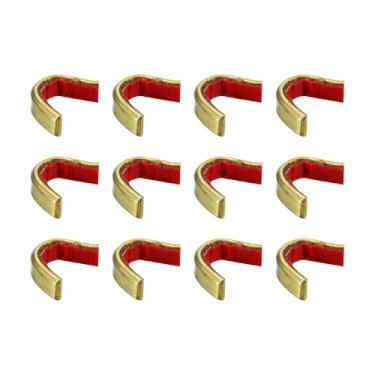 Imagem de PATIKIL Nock Points, pacote com 30 cordas de latão para arco e flecha, prendedor de fivela, acessórios para arco composto e recurvo, vermelho