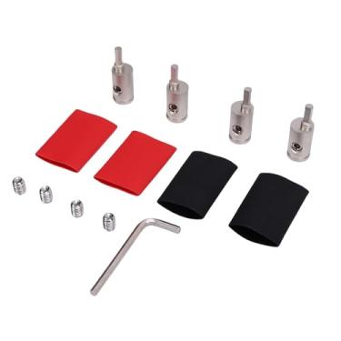 Imagem de Keenso Redutor de Entrada de Amplificador de Latão Com Material de Alta Resistência para Estéreo de Carro, Conexão Estável para Entusiastas, 4 Pcs (4ga a 8ga)